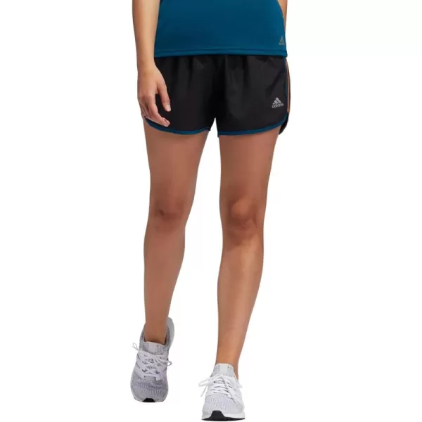 adidas Womens Marathon 20 ShortsBlackTech MineralTech CopperMgh Solid Grey