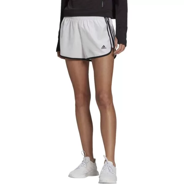 adidas Womens Marathon 20 ShortsWhiteBlack