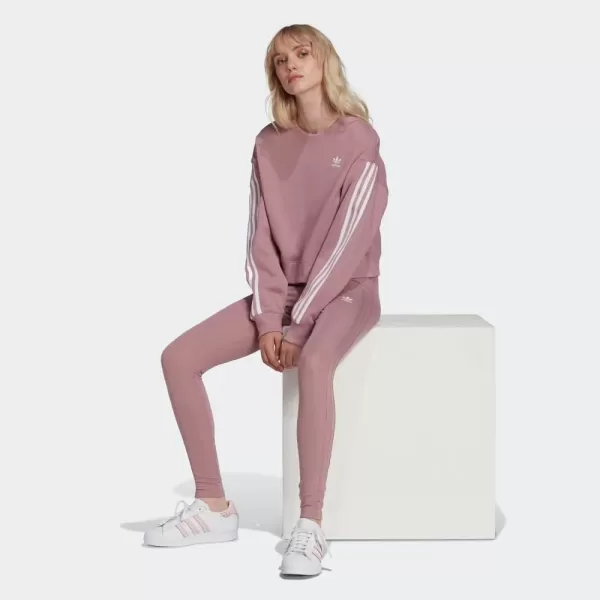 imageadidas Originals Womens Adicolor Classics Tonal 3Stripes LeggingsMagic Mauve