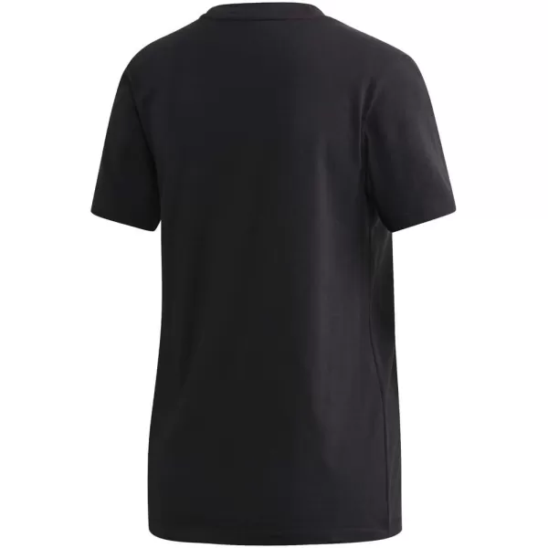 imageadidas Originals Womens Adicolor Classics Trefoil TeeBlackWhite1