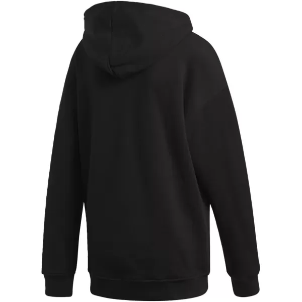 imageadidas Originals Womens Adidas Adicolor Trefoil HoodieBlackWhite