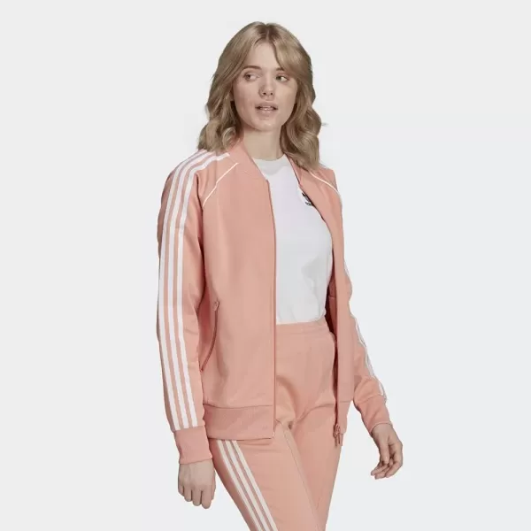 imageadidas Originals Womens Superstar Track JacketAmbient Blush