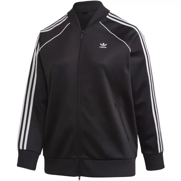 imageadidas Originals Womens Superstar Track JacketBlackWhite