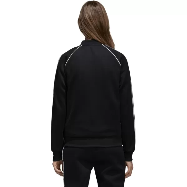 imageadidas Originals Womens Superstar Track JacketBlackWhiteBlack