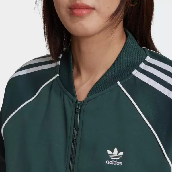 imageadidas Originals Womens Superstar Track JacketMineral Green