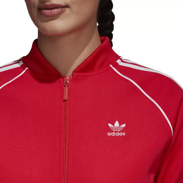 imageadidas Originals Womens Superstar Track JacketRadiant Red