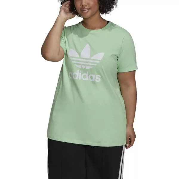 imageadidas Originals Womens Adicolor Classics Trefoil TeeGlory Mint