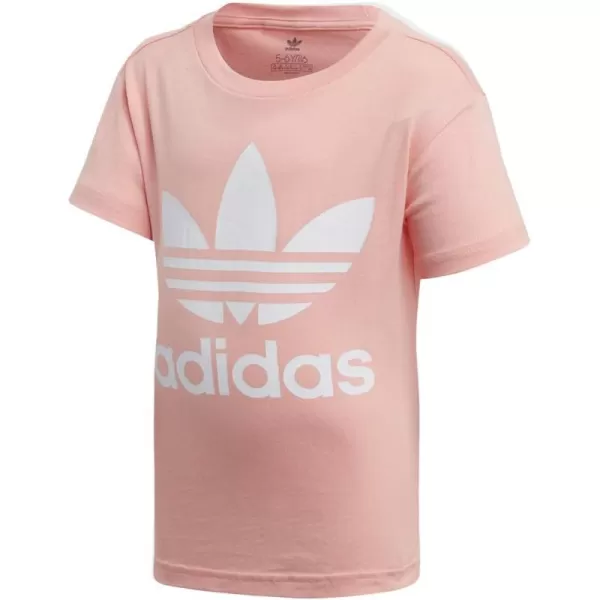 imageadidas Originals Womens Adicolor Classics Trefoil TeeGlory PinkWhite