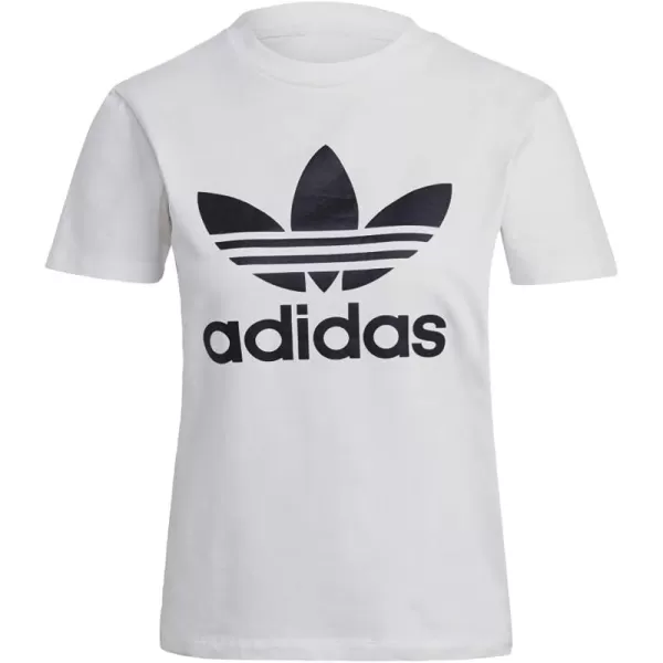 imageadidas Originals Womens Adicolor Classics Trefoil TeeWhite