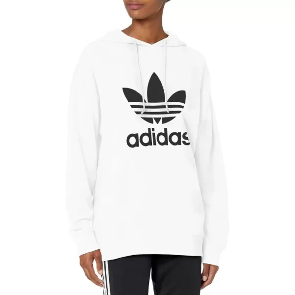 imageadidas Originals Womens Adidas Adicolor Trefoil HoodieWhite