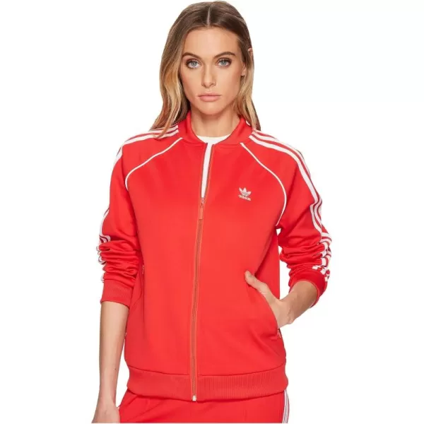 imageadidas Originals Womens Superstar Track JacketRadiant Red