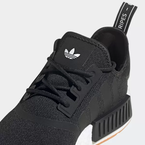 imageadidas Mens NmdR1 ShoesBlackBlackGum