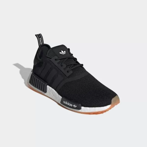 imageadidas Mens NmdR1 ShoesBlackBlackGum