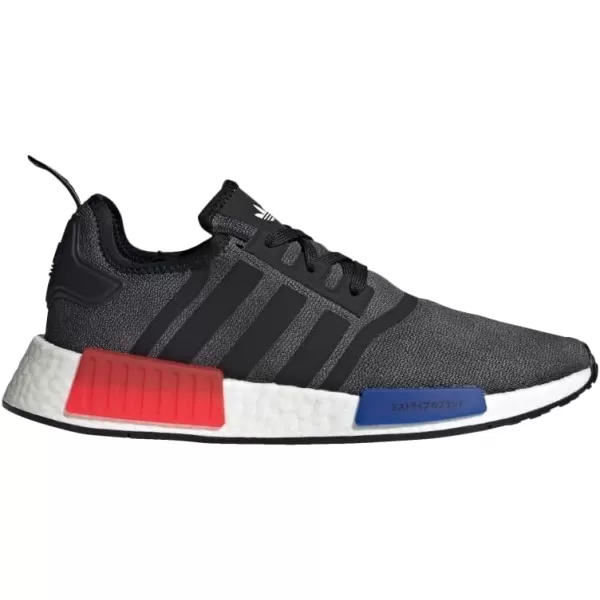 imageadidas Mens NmdR1 ShoesBlackSemi Lucid BlueGlory Red