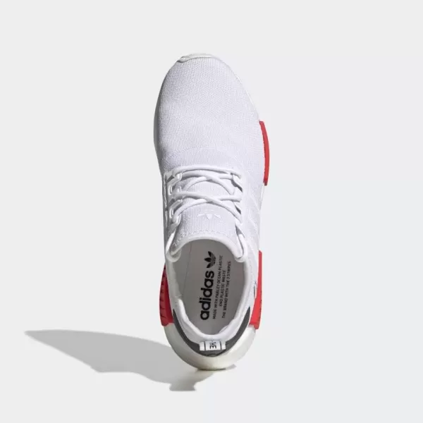 imageadidas Mens NmdR1 ShoesCloud WhiteCloud WhiteVivid Red