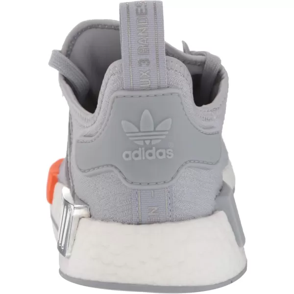 imageadidas Mens NmdR1 ShoesHalo SilverBlack Silver MetallicBahia Orange