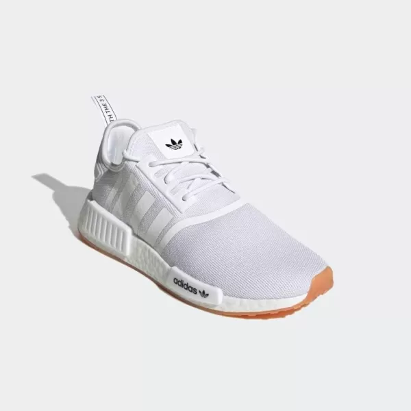 imageadidas Mens NmdR1 ShoesWhiteWhiteGum