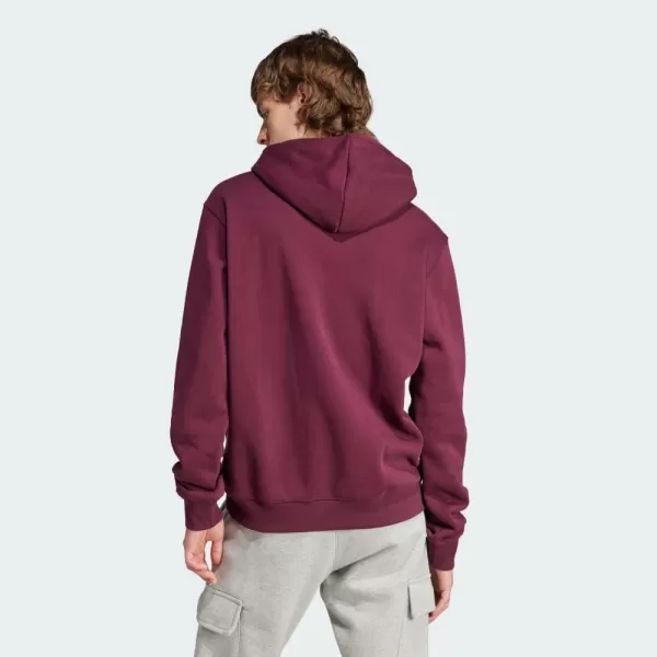 imageadidas Originals Mens Adicolor Essentials Trefoil HoodieMaroon