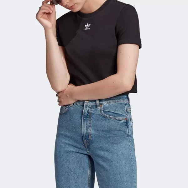 imageadidas Originals Womens Cropped TopBlack