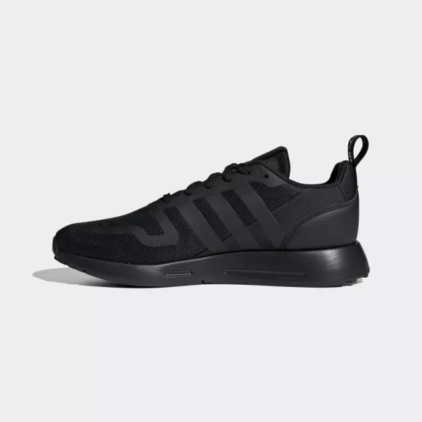 imageadidas UnisexChild Smooth Runner Elastic SneakerBlackBlackBlack