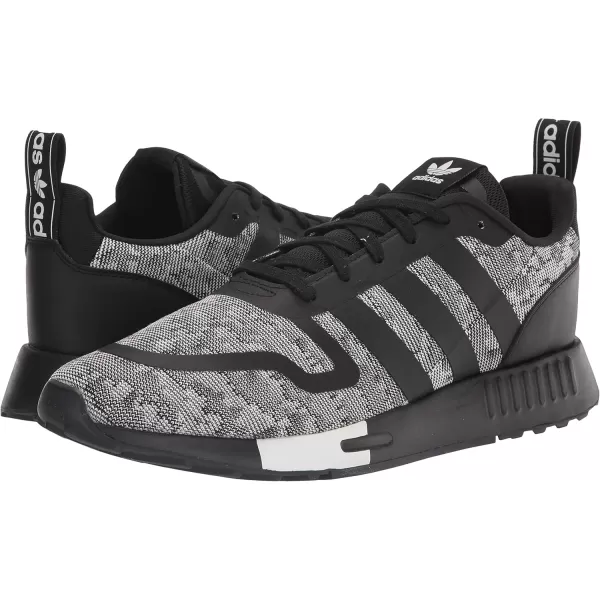 imageadidas UnisexChild Smooth Runner Elastic SneakerBlackBlackWhite