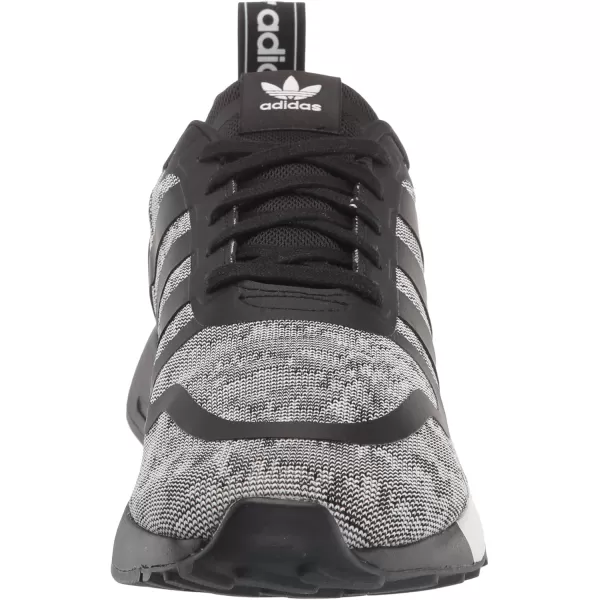 imageadidas UnisexChild Smooth Runner Elastic SneakerBlackBlackWhite