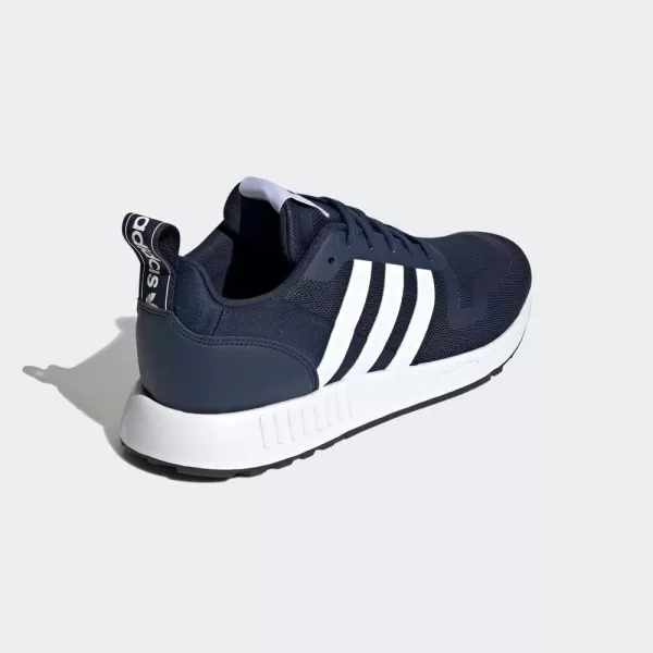 imageadidas UnisexChild Smooth Runner Elastic SneakerCollegiate NavyWhiteDash Grey