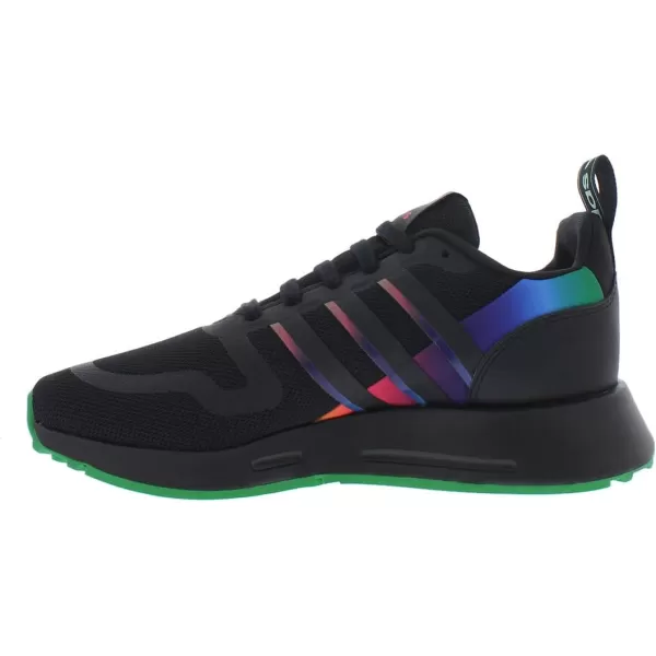 imageadidas UnisexChild Smooth Runner Elastic SneakerCore BlackMulticoloured