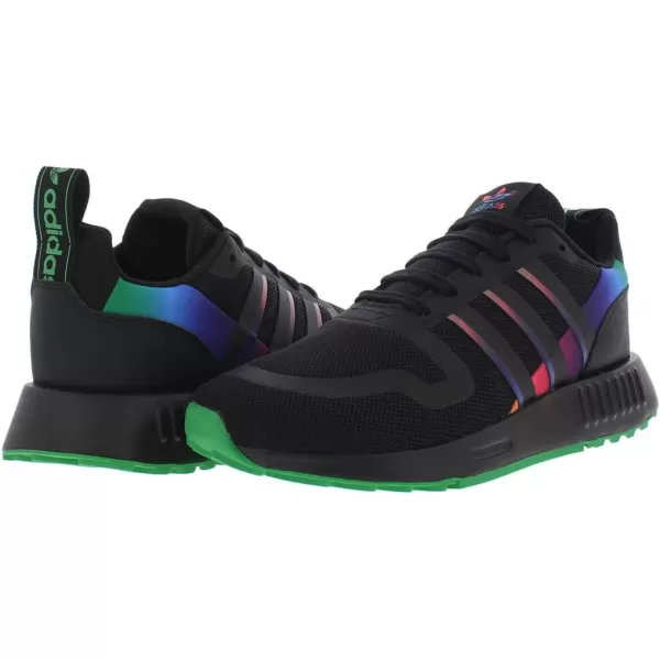 imageadidas UnisexChild Smooth Runner Elastic SneakerCore BlackMulticoloured