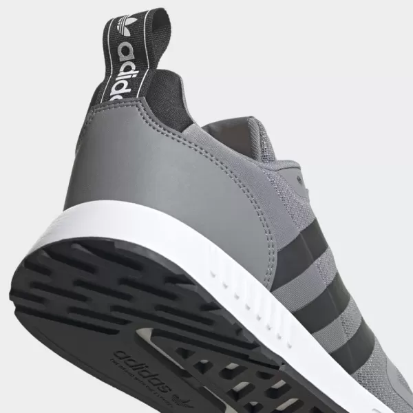 imageadidas UnisexChild Smooth Runner Elastic SneakerGreyBlackWhite