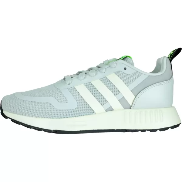 imageadidas UnisexChild Smooth Runner Elastic SneakerGreyOffwhiteBlack