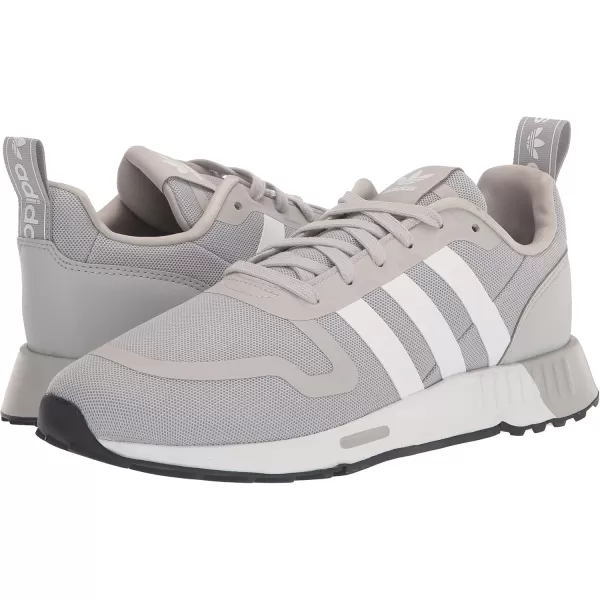 imageadidas UnisexChild Smooth Runner Elastic SneakerGreyWhiteBlack