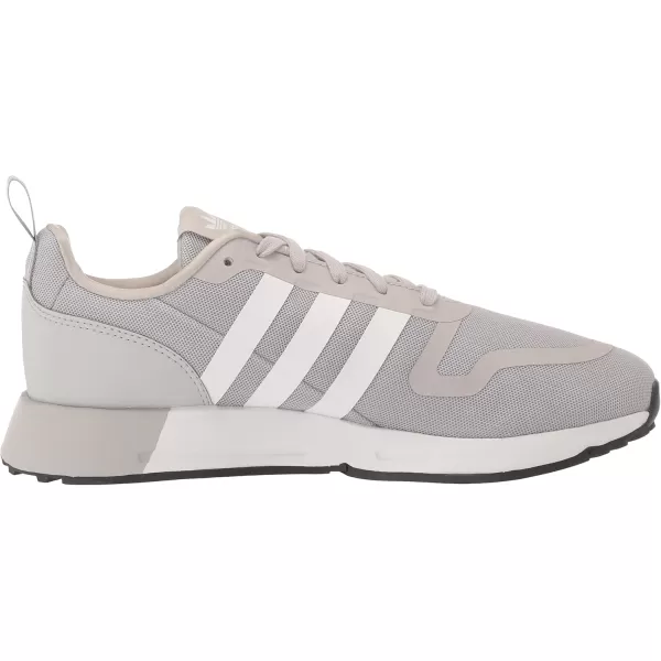 imageadidas UnisexChild Smooth Runner Elastic SneakerGreyWhiteBlack