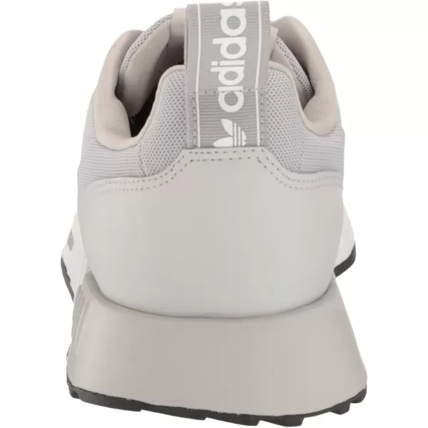 imageadidas UnisexChild Smooth Runner Elastic SneakerGreyWhiteBlack