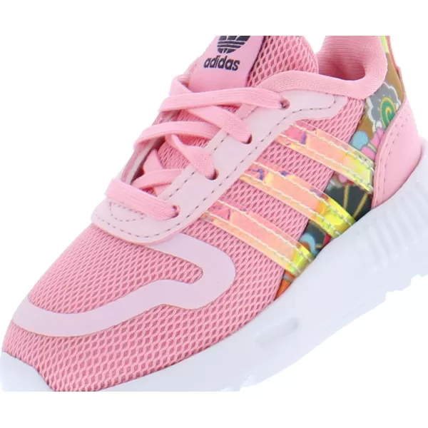 imageadidas UnisexChild Smooth Runner Elastic SneakerPinkpink