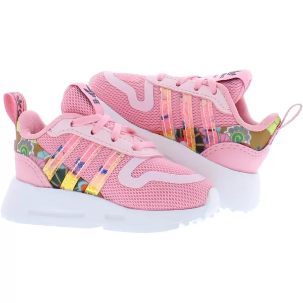 imageadidas UnisexChild Smooth Runner Elastic SneakerPinkpink