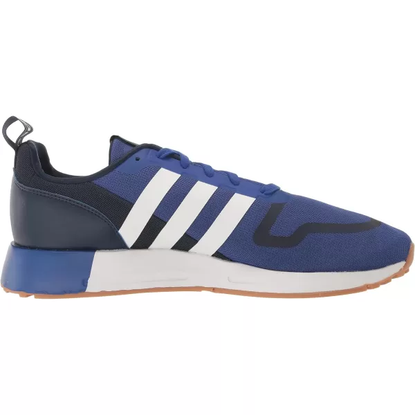 imageadidas UnisexChild Smooth Runner Elastic SneakerSemi Lucid BlueWhiteNight Indigo