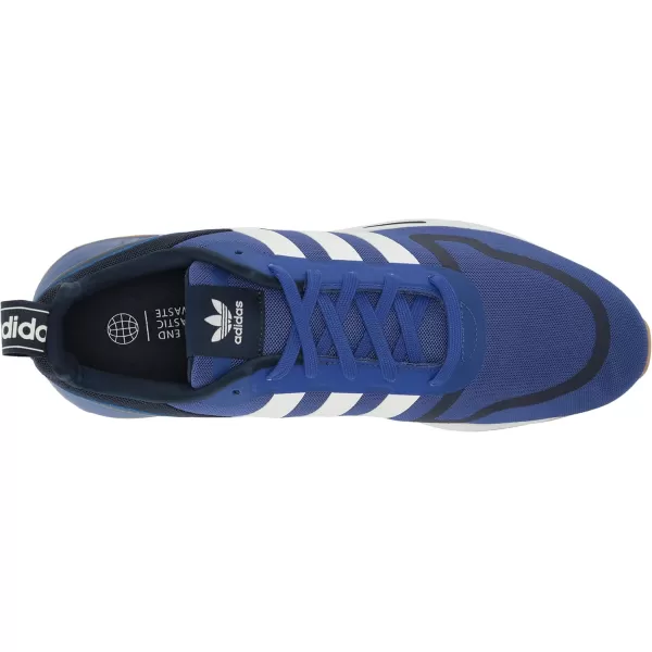 imageadidas UnisexChild Smooth Runner Elastic SneakerSemi Lucid BlueWhiteNight Indigo