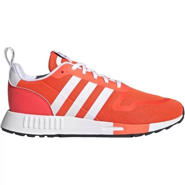 imageadidas UnisexChild Smooth Runner Elastic SneakerSolar RedWhiteBlack