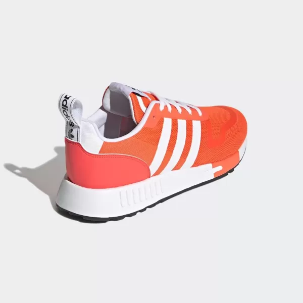 imageadidas UnisexChild Smooth Runner Elastic SneakerSolar RedWhiteBlack