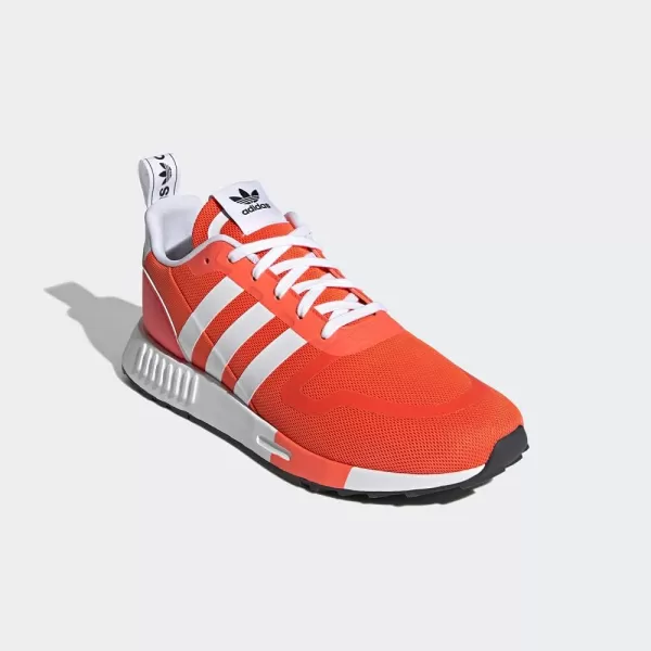 imageadidas UnisexChild Smooth Runner Elastic SneakerSolar RedWhiteBlack