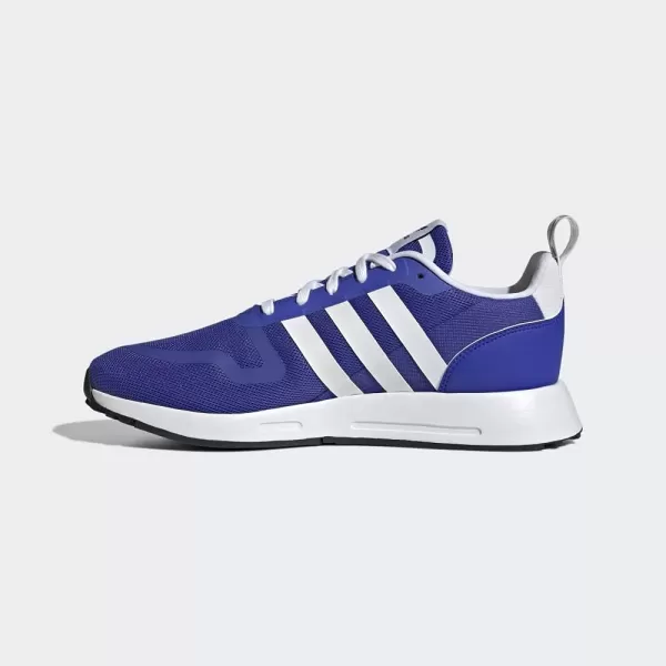 imageadidas UnisexChild Smooth Runner Elastic SneakerSonic InkWhiteGrey