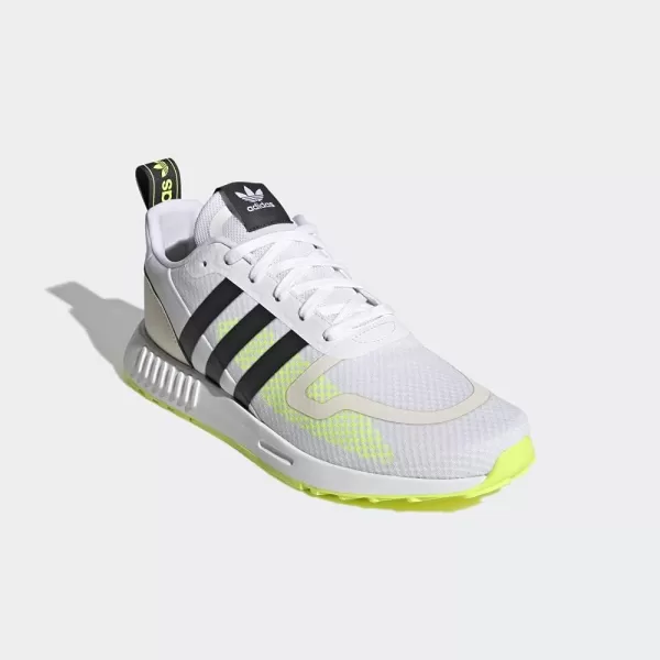 imageadidas UnisexChild Smooth Runner Elastic SneakerWhiteCarbonWonder White