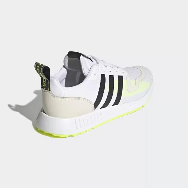 imageadidas UnisexChild Smooth Runner Elastic SneakerWhiteCarbonWonder White