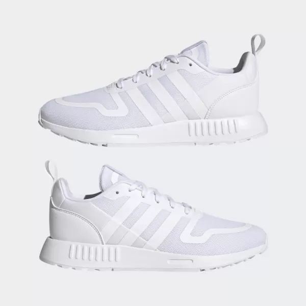 imageadidas UnisexChild Smooth Runner Elastic SneakerWhiteWhiteWhite