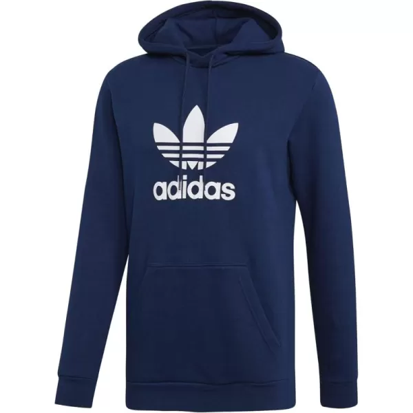 imageadidas Originals Mens Adicolor Essentials Trefoil HoodieCollegiate NavyWhite