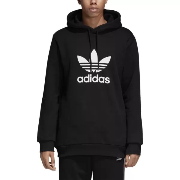 imageadidas Originals Mens Adicolor Essentials Trefoil HoodieCore Black1