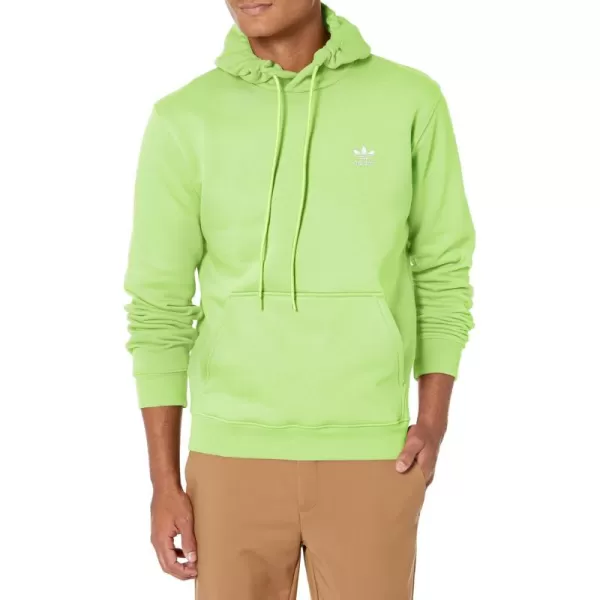 imageadidas Originals Mens Adicolor Essentials Trefoil HoodiePulse Lime