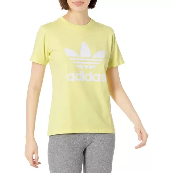 imageadidas Originals Womens Adicolor Classics Trefoil TeePulse Yellow