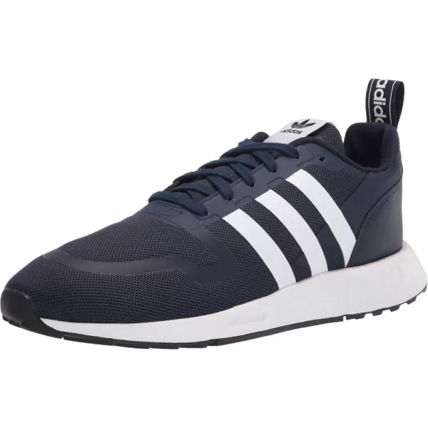 imageadidas UnisexChild Smooth Runner Elastic SneakerCollegiate NavyWhiteDash Grey